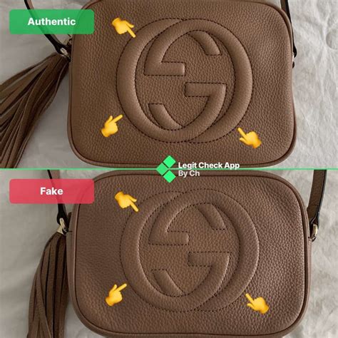 fake gucci pouch|authenticity of gucci soho bag.